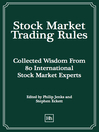 Stock Market Trading Rules (eBook): Collected Wisdom From 80 International Stock Market Experts